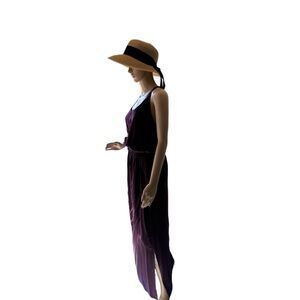 Rory Beca Purple Dress 100% Silk S